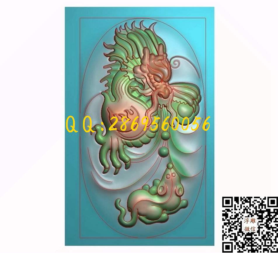 望子成龙 37-65-5_龙牌玉雕龙挂件46牌精雕图浮雕图